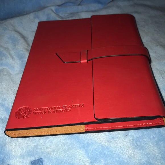 Red leather 6.5” x 9.5” SG journal - Picture 2 of 5